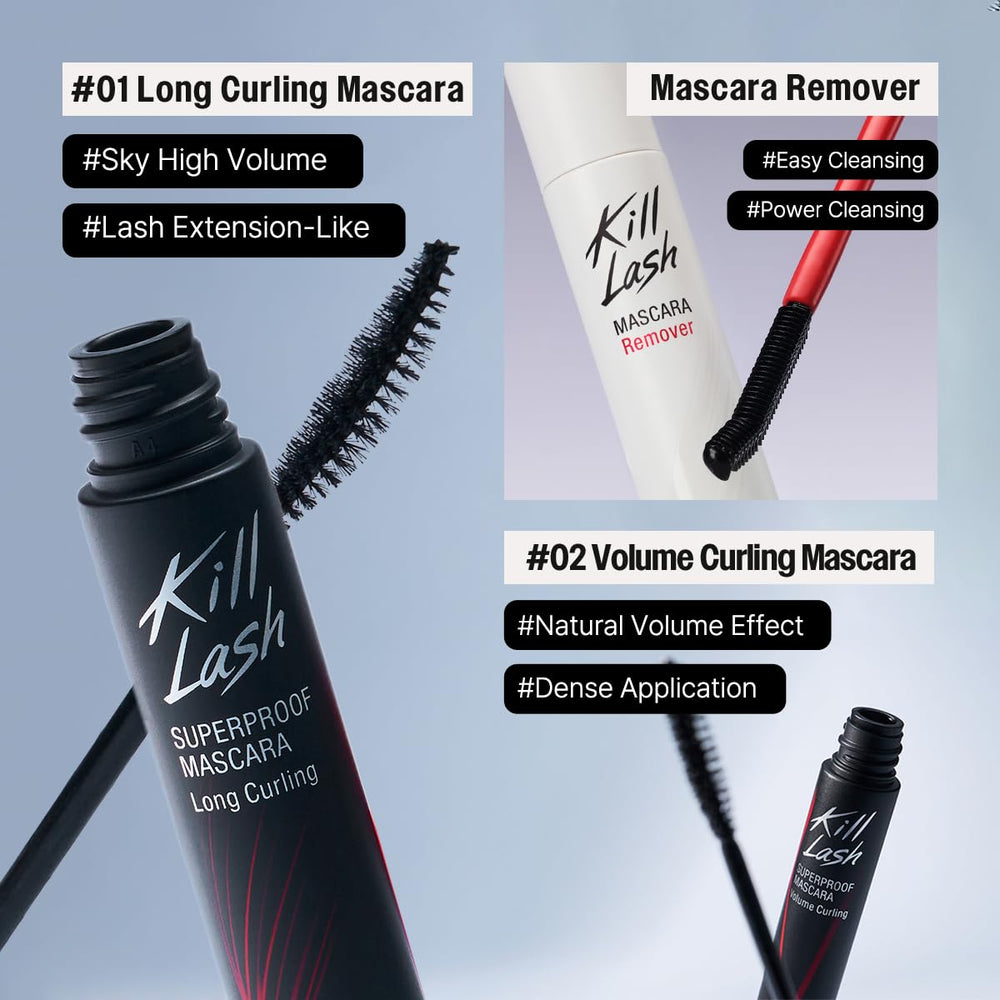 Desmaquillante CLIO Kill Lash Superproof para retirar máscara suave y eficaz.