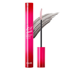CLIO Kill Lash Superproof Mascara: aplicador elástico para rizo definido y sin grumos.