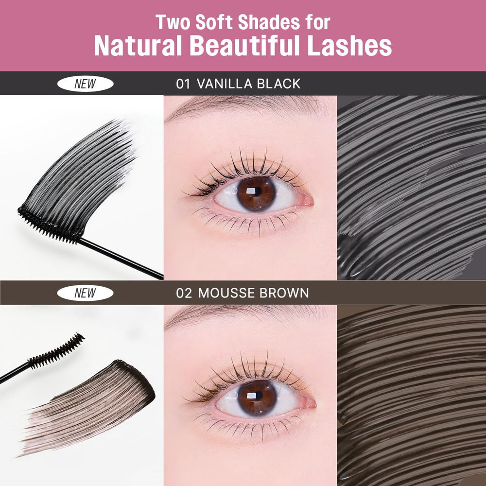 Pestañas separadas y definidas para un look elegante.