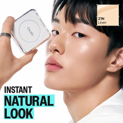 Cobertura ligera y tono natural con CLIO Kill Cover Founwear Cushion Original para uso diario.
