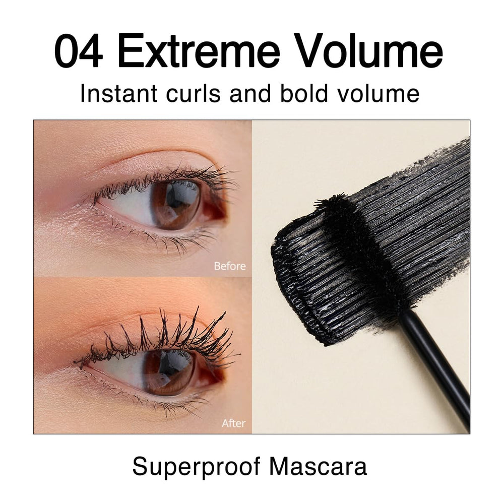 Volumen extremo que llena entre pestañas para un look más denso