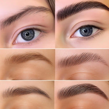 CLIONE PRIME aplicador cejas curvadas: definición suave para un look natural.