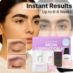 CLIONE PRIME cepillo cejas: aplicación precisa para un acabado profesional.
