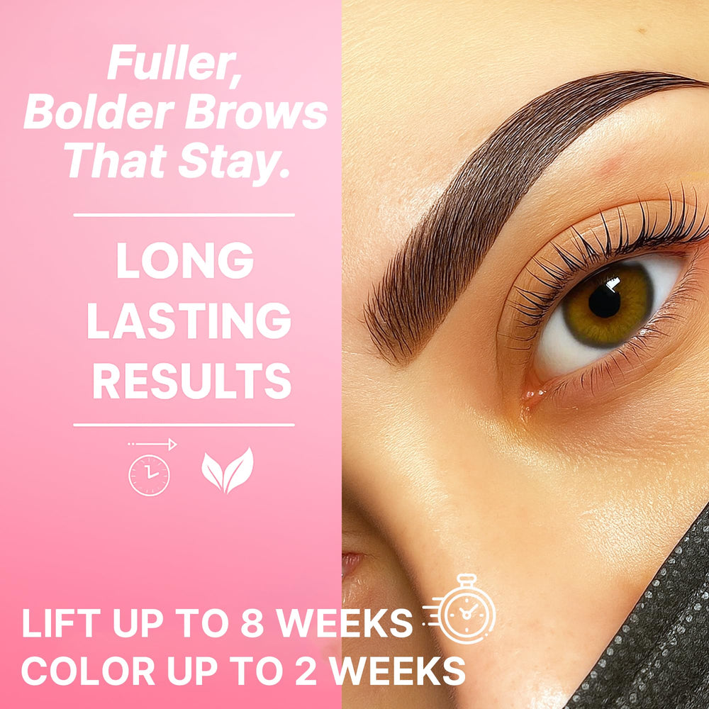 CLIONE PRIME: conjunto color pestanas-cejas; limpieza fácil y sin manchas.
