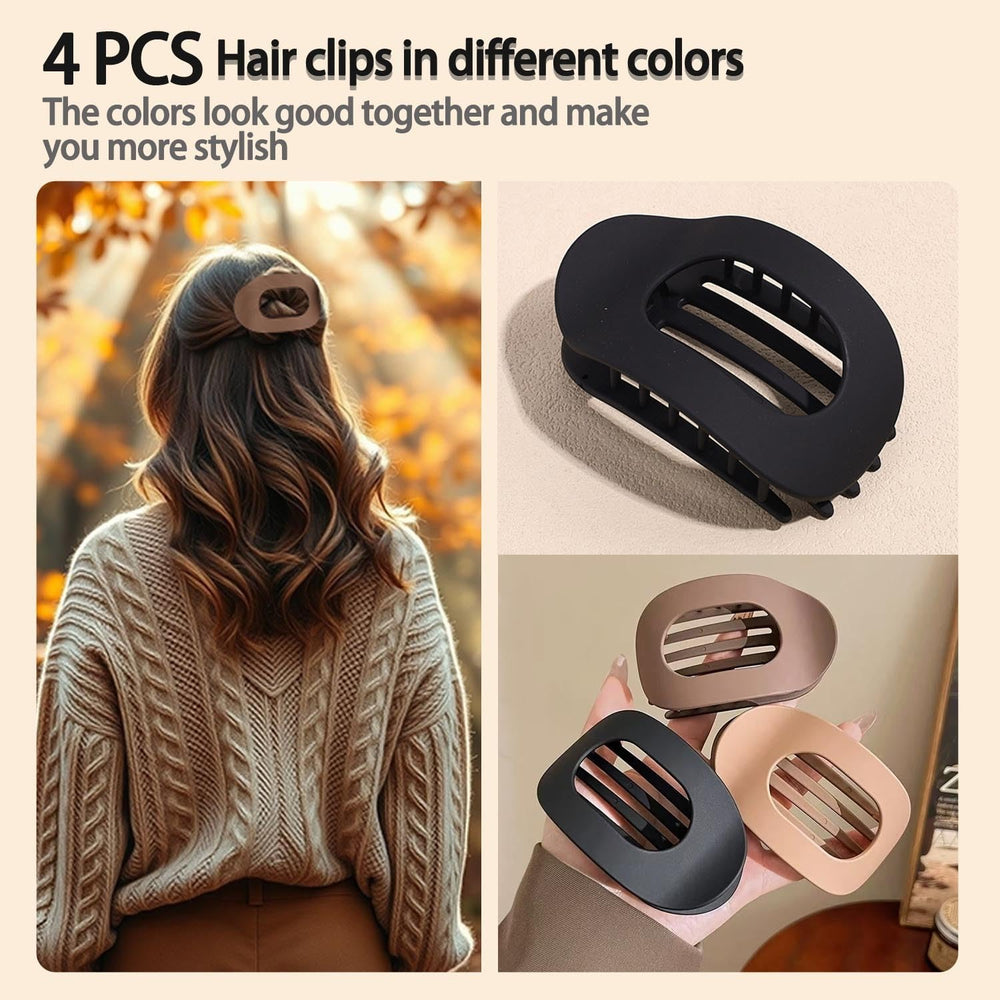clips-pelo-plano-marron-lado: clip marrón suave para evitar tirones.