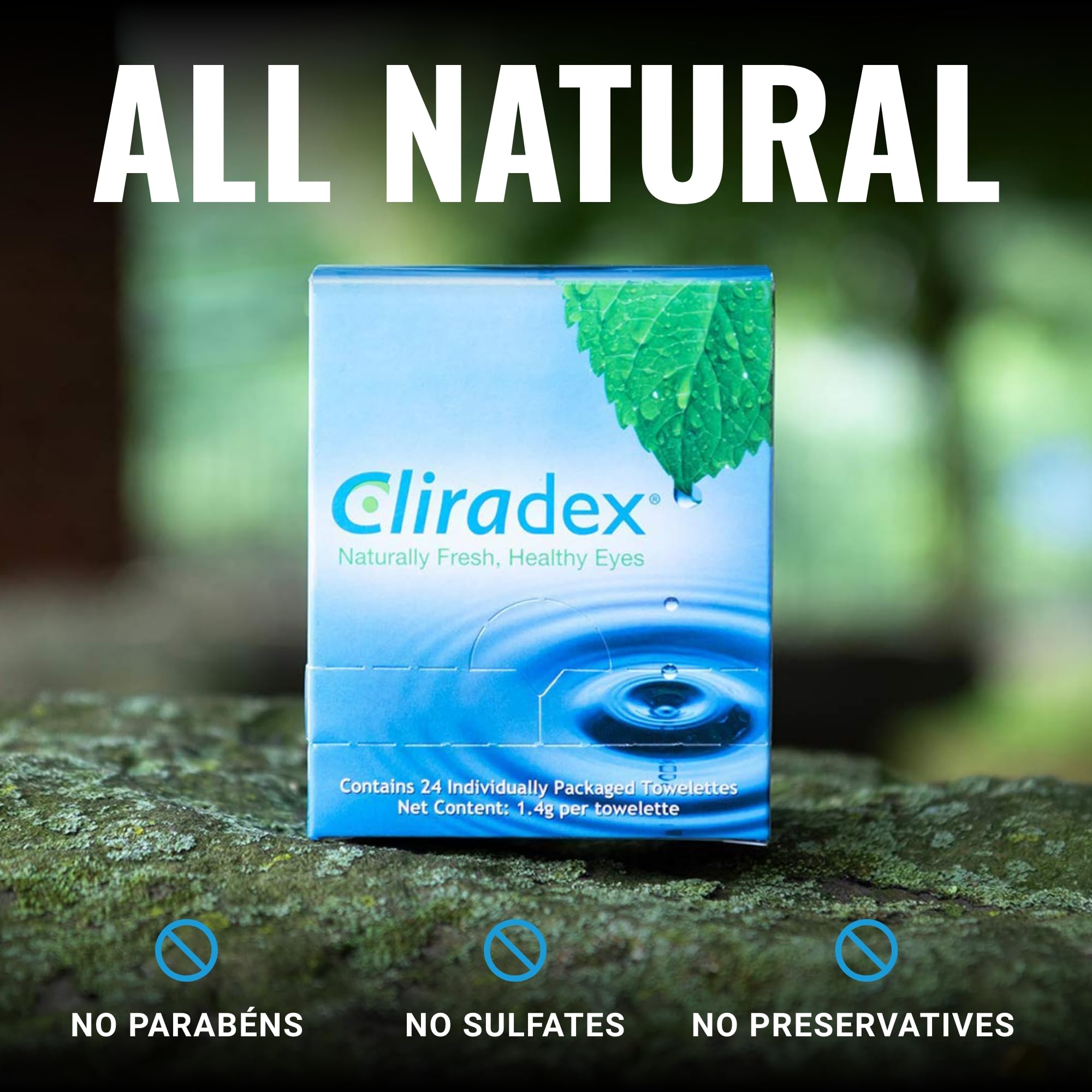 Cliradex Toallitas: higiene del margen del párpado para comodidad diaria.