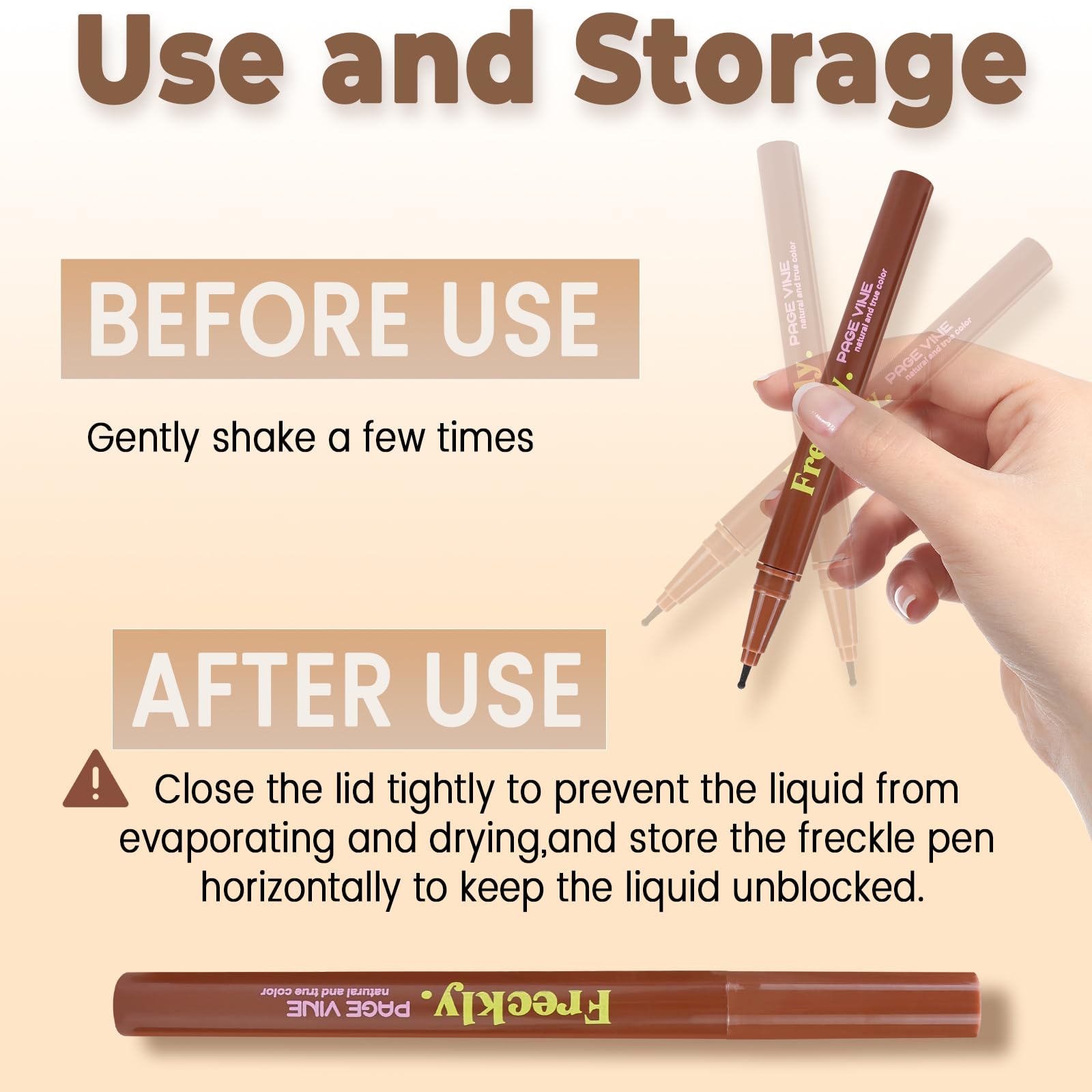 CLLFUU Freckle Pen: ingredientes naturales para maquillaje seguro