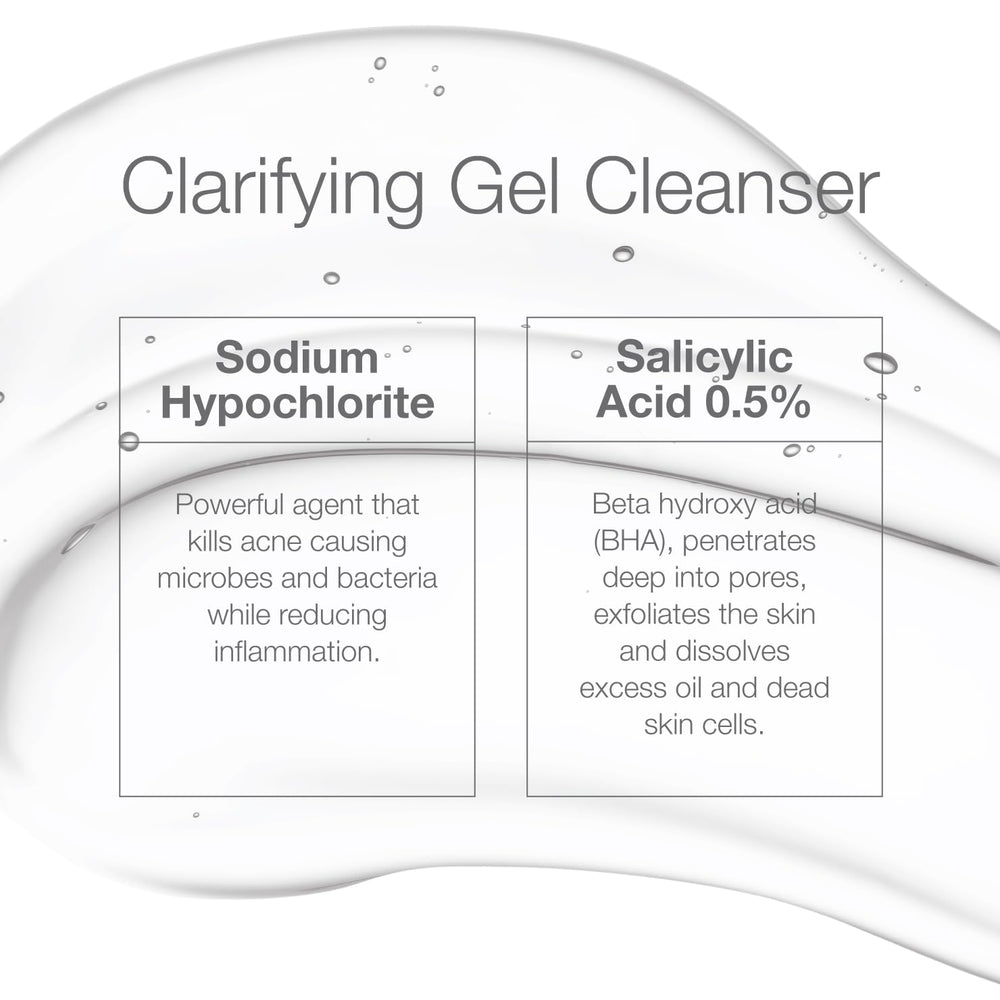 Resultado de piel más clara tras usar CLn Acne Cleanser
