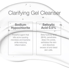 Resultado de piel más clara tras usar CLn Acne Cleanser