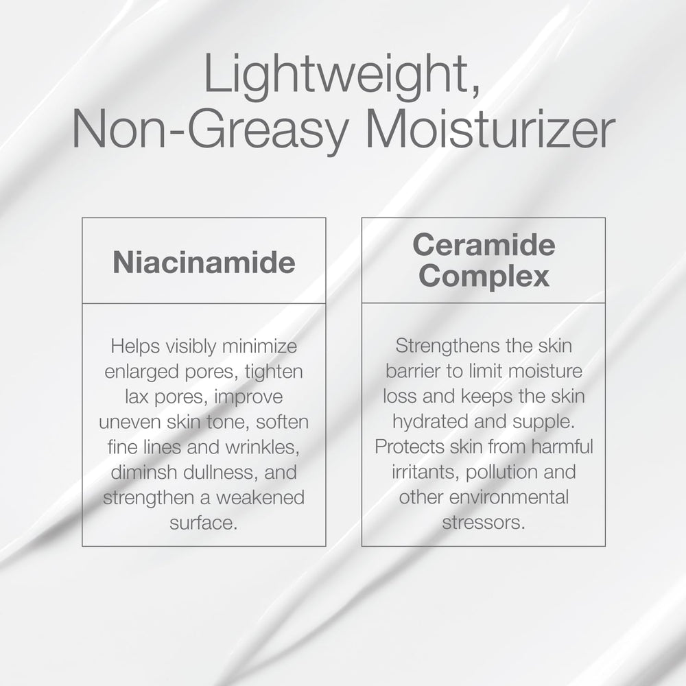 CLn Hidratante Facial con ceramidas y niacinamida para suavidad.