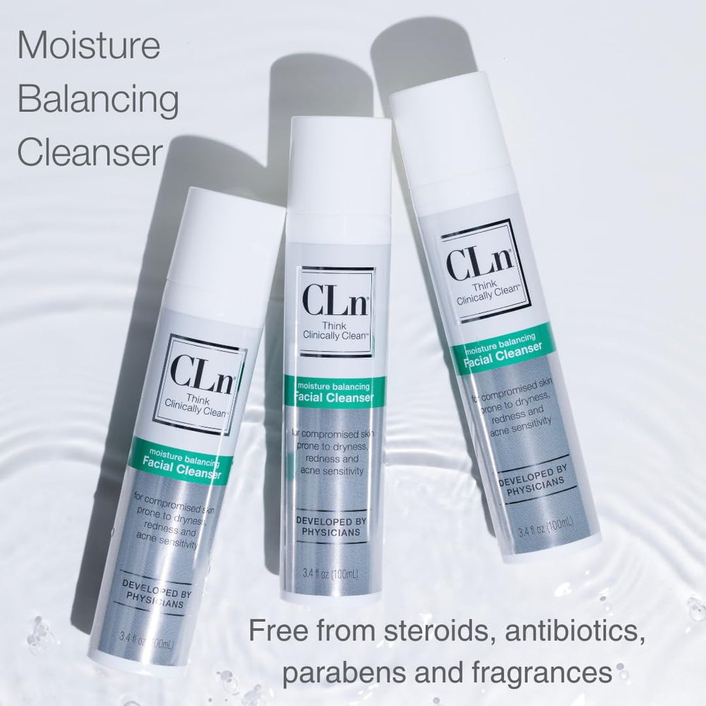 CLn Limpiador Facial: equilibrio de hidratación durante la limpieza.