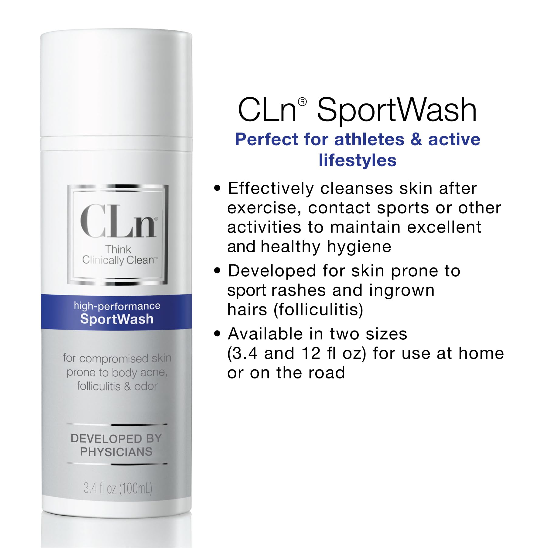 Aplicación en la ducha tras entrenamiento con CLn SportWash.