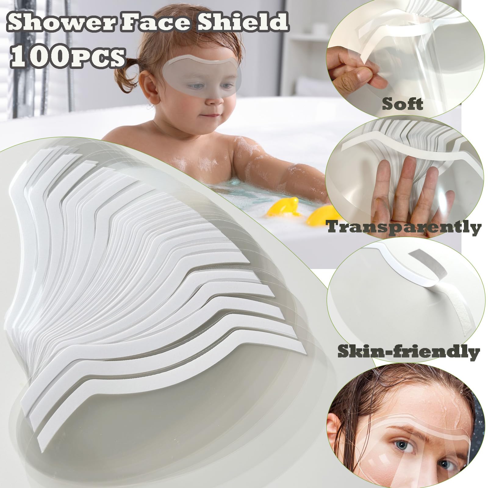 CLOEWCL escudo ocular para extensiones de pestanas mantiene la zona seca