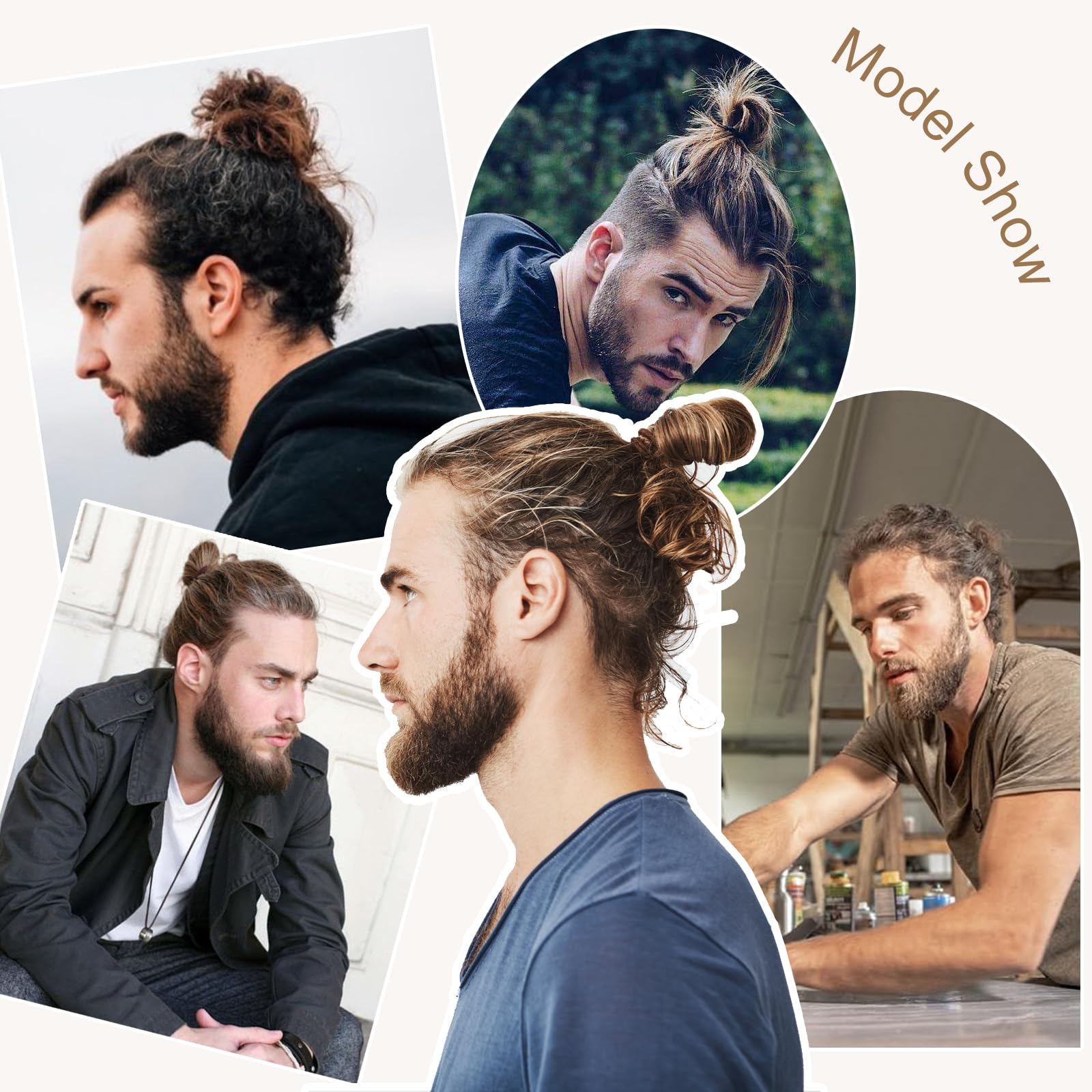 Las ligas Clofiak para cabello de hombres, ideales para actividades físicas intensas.