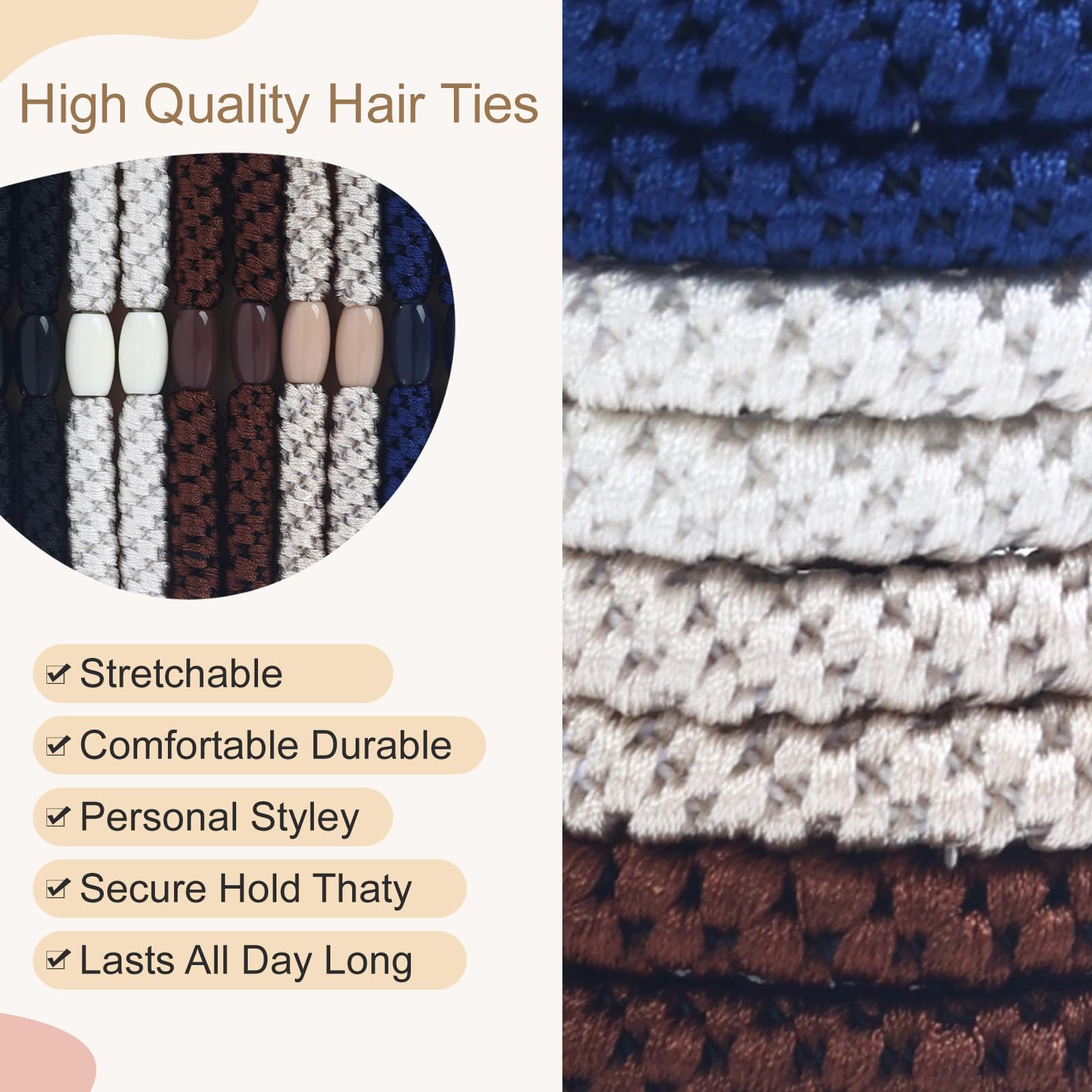 Las ligas Clofiak para cabello de hombres, pulsera doble función, combinan estilo y practicidad.
