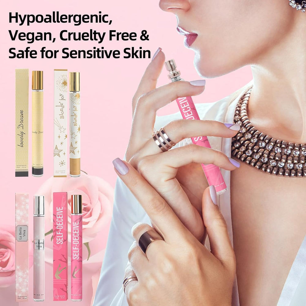 CLOTHES OF SKIN pack 4 perfumes, aromas florales para combinar en el día