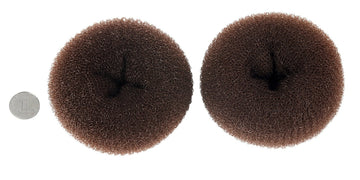 CLOTHOBEAUTY molde moño redondo grande para cabello grueso, peinado rápido.
