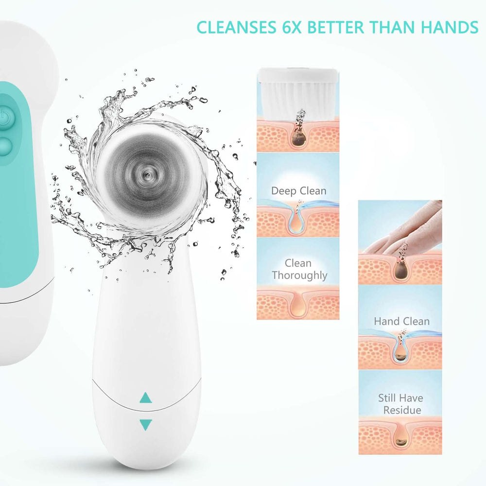 CLSEVXY cabezal masaje rodante para relajación facial.