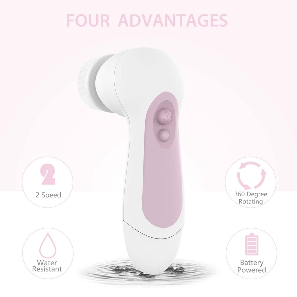 CLSEVXY Cabeza silicona facial para limpieza suave y hipoalergénica
