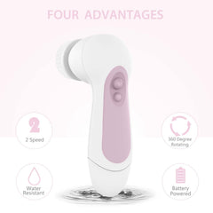 CLSEVXY Cabeza silicona facial para limpieza suave y hipoalergénica