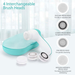 Cabezales exfoliantes de silicona CLSEVXY para exfoliación suave.