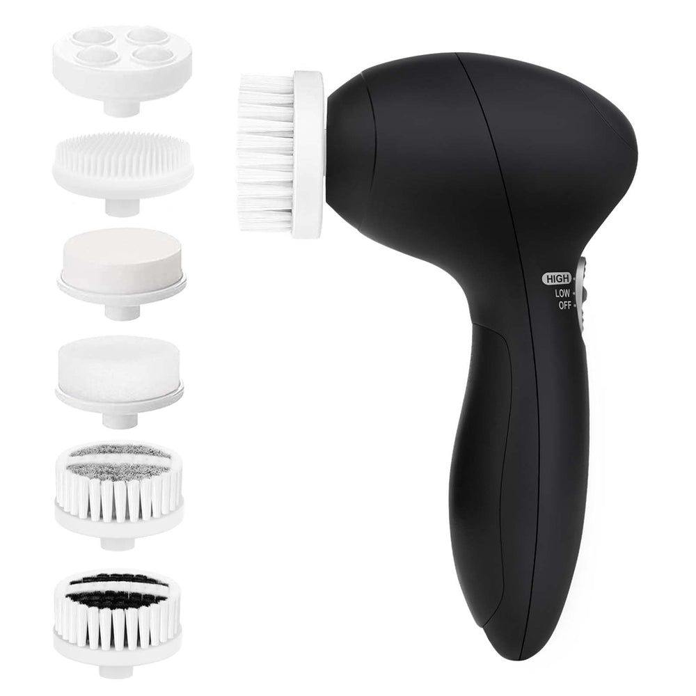 CLSEVXY cepillo limpieza facial 6 cabezas para limpieza profunda