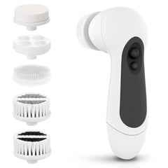 CLSEVXY limpiadora facial con dos cabezas de cerdas para exfoliación suave.