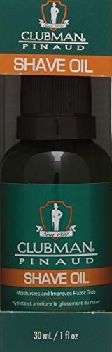 Clubman Aceite Pre Afeitado: aplicación suave para hidratar la piel.