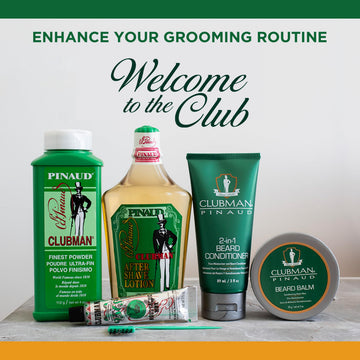 Clubman herencia estadounidense respalda grooming masculino de calidad.