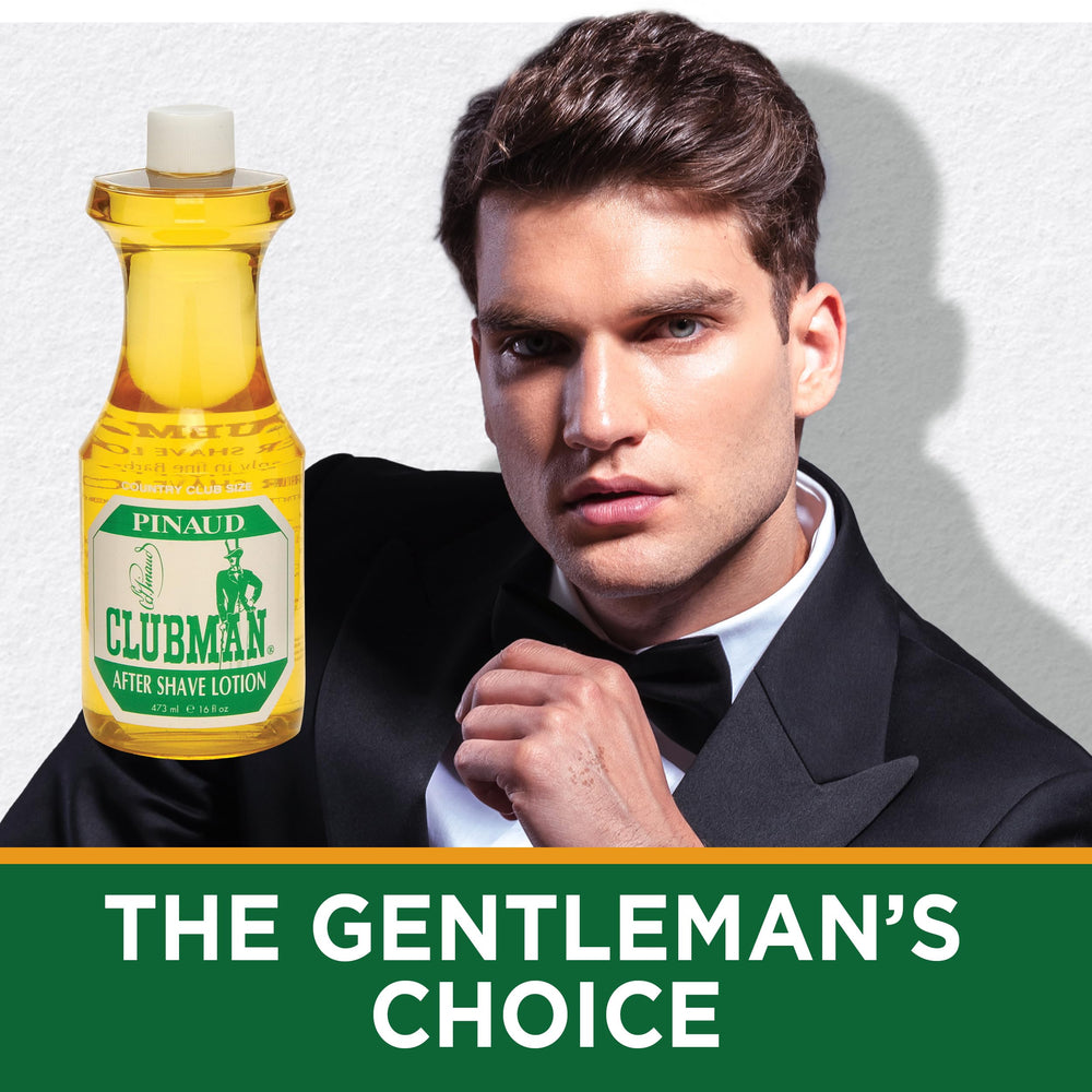 Clubman Pinaud After Shave Lotion, aplicación suave en la piel tras el afeitado