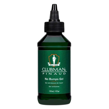 Gel Clubman Pinaud para afeitado que alivia irritación y cuida la piel.