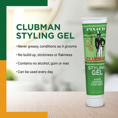 Clubman Pinaud Gel: textura natural para look diario.