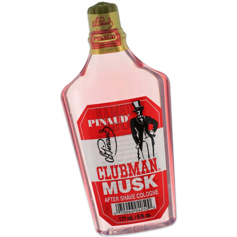 Clubman Pinaud Musk Loción post-afeitado: sensación refrescante para la piel