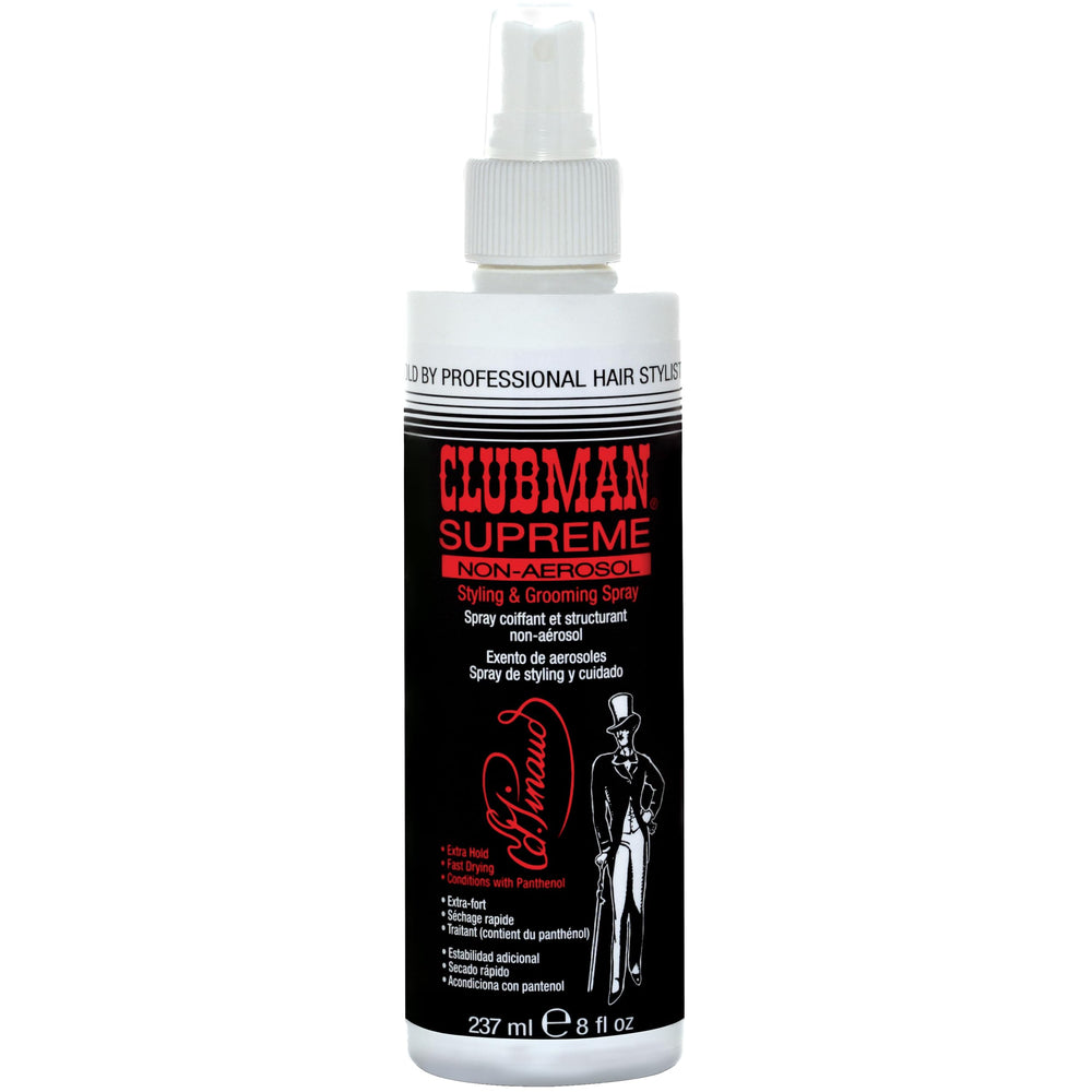 Clubman Supreme No Aerosol: fijación extra para acabado natural.