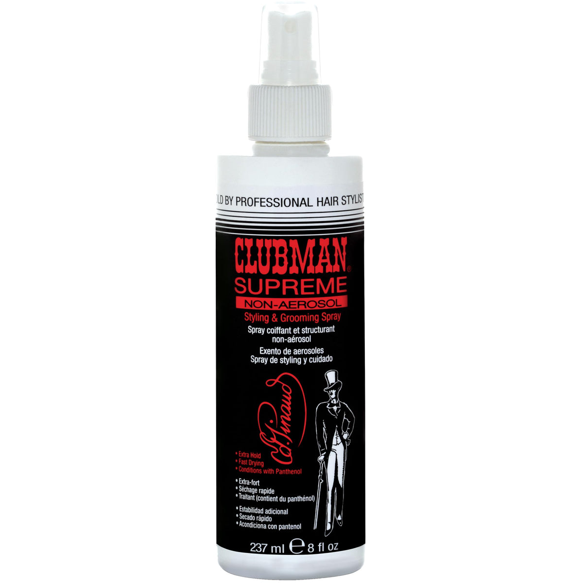 Clubman Supreme No Aerosol: fijación extra para acabado natural.