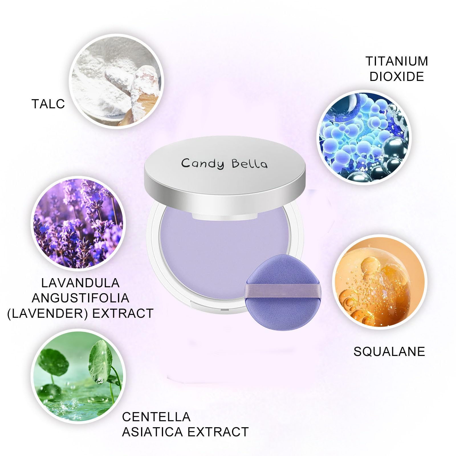 CLY AMS pores-minimizing setting powder provides a soft blur for a refined complexion.