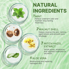 Clyecfra exfoliante de menta para cuerpo, limpia poros y revitaliza la piel.