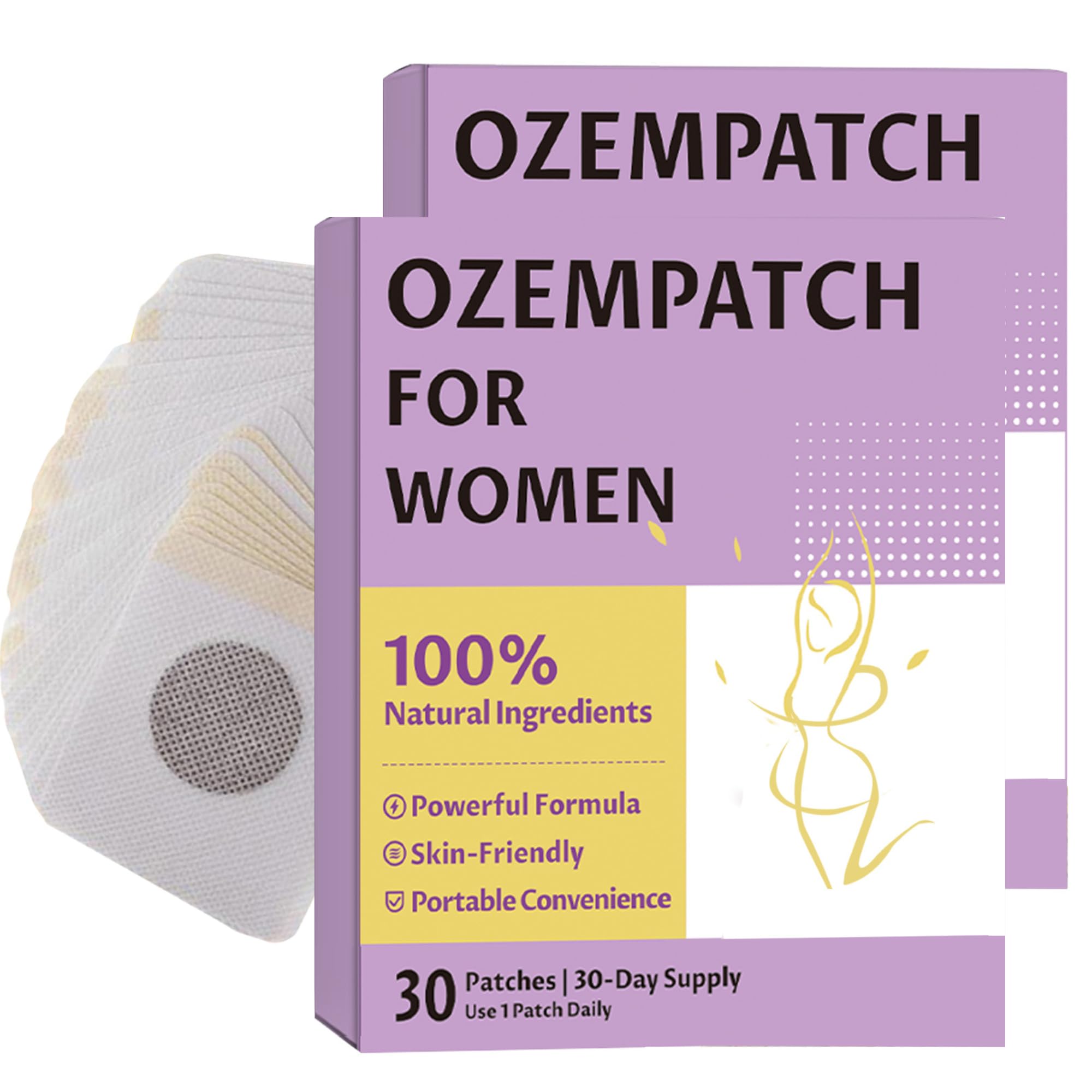 CMYYDX Ozempatch, aplicación fácil en piel limpia para cuidado diario.