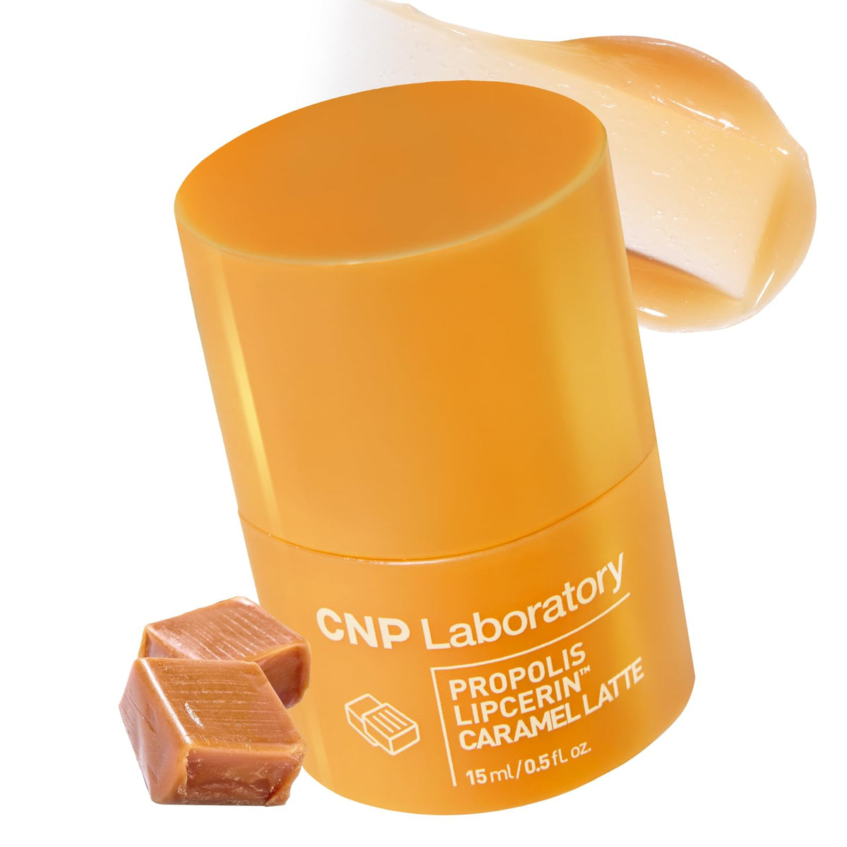 Bálsamo labial CNP Café Lip Butter, textura cremosa para hidratación de 12 horas.