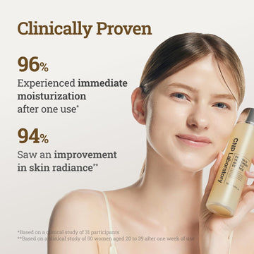 CNP Honey Glow Booster Toner piel de vidrio, brillo natural y tono uniforme.