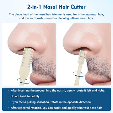 Cortador nasal CNTVO de doble cara para hombres y mujeres.