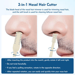 Cortador nasal CNTVO de doble cara para hombres y mujeres.
