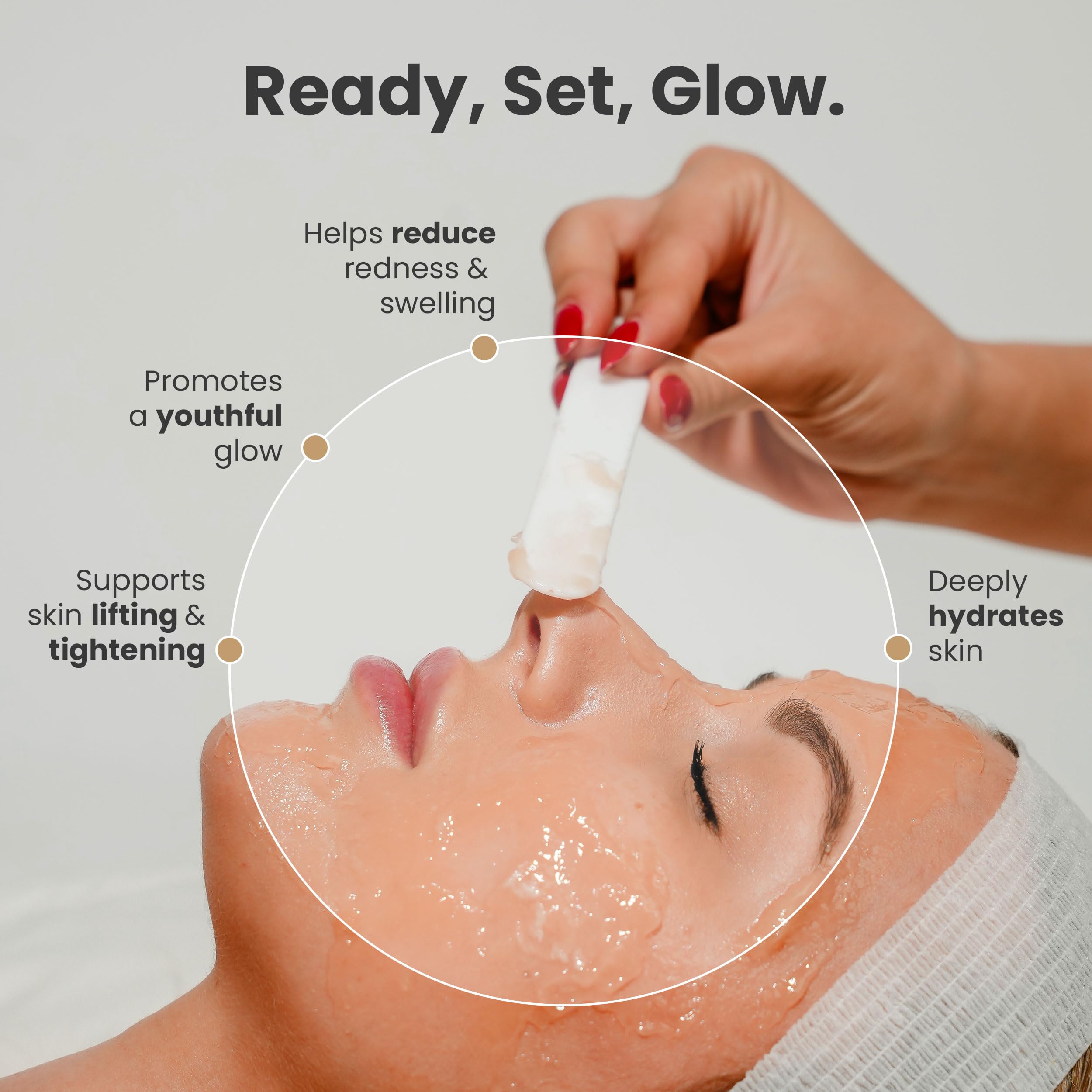 CO2Lift efecto lifting suave en la zona de ojos y rostro.