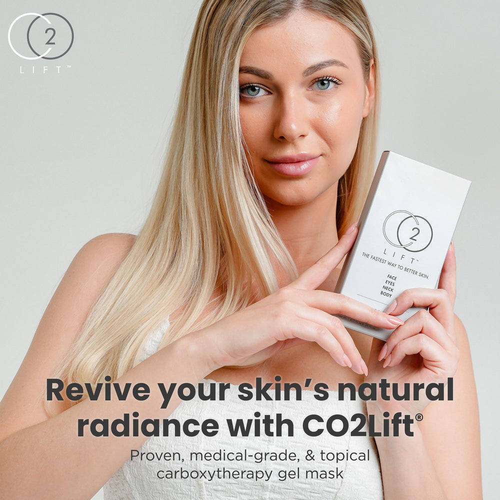 CO2Lift aplica en ojos hinchados para revitalizar la mirada.