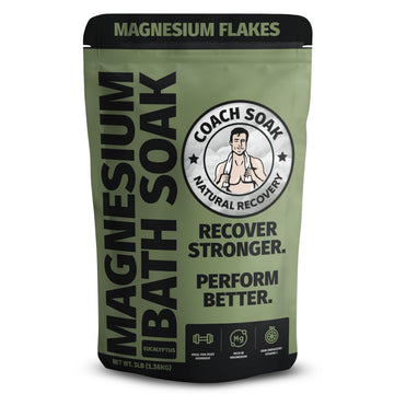 Coach Soak con escamas de magnesio para recuperación muscular tras entreno