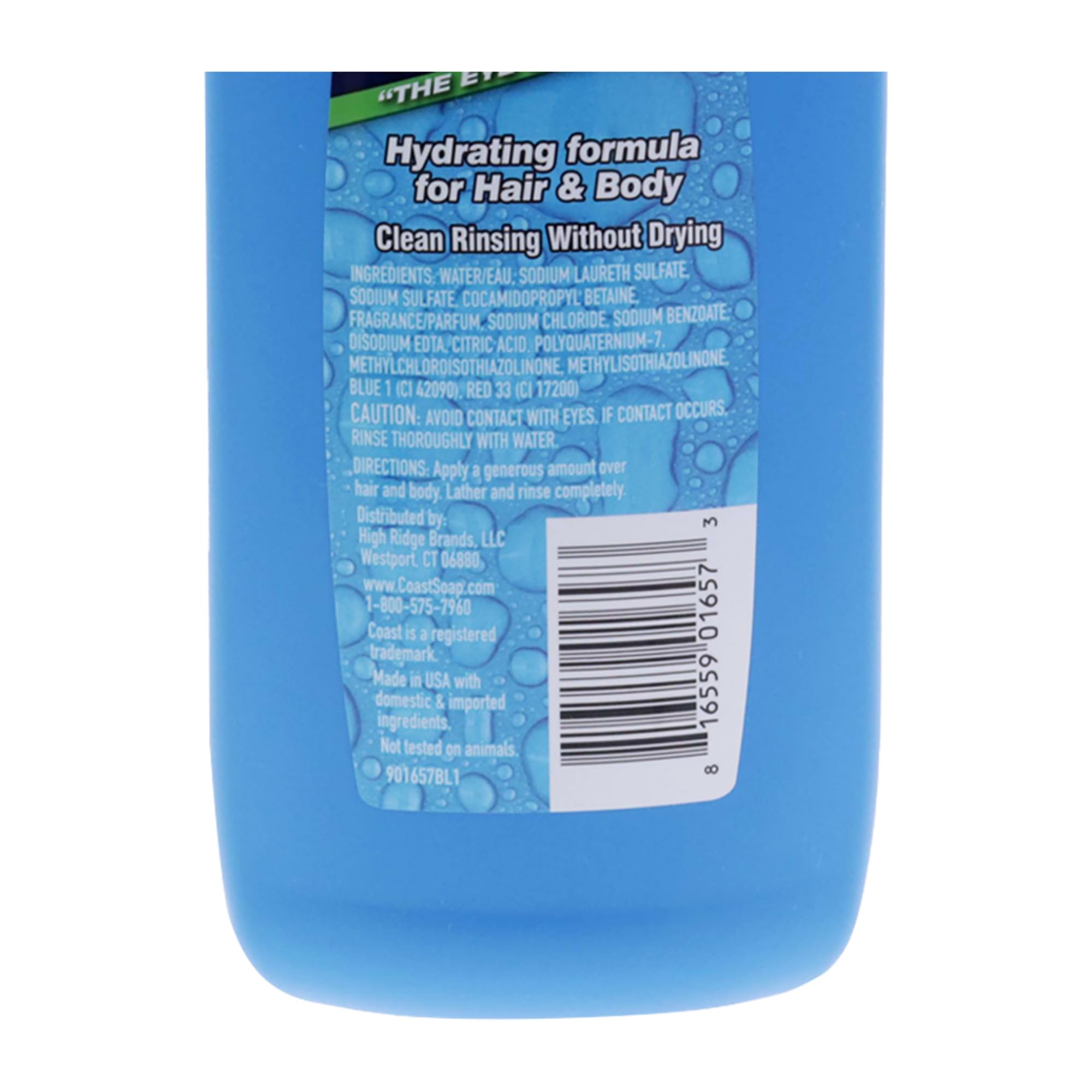 Coast Classic Scent, espuma cremosa que hidrata y deja piel suave.
