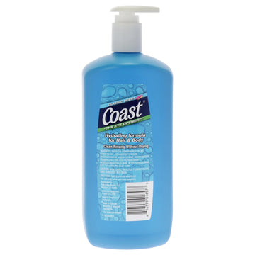 Coast Classic Scent, gel profundo que limpia piel y cabello de forma suave.