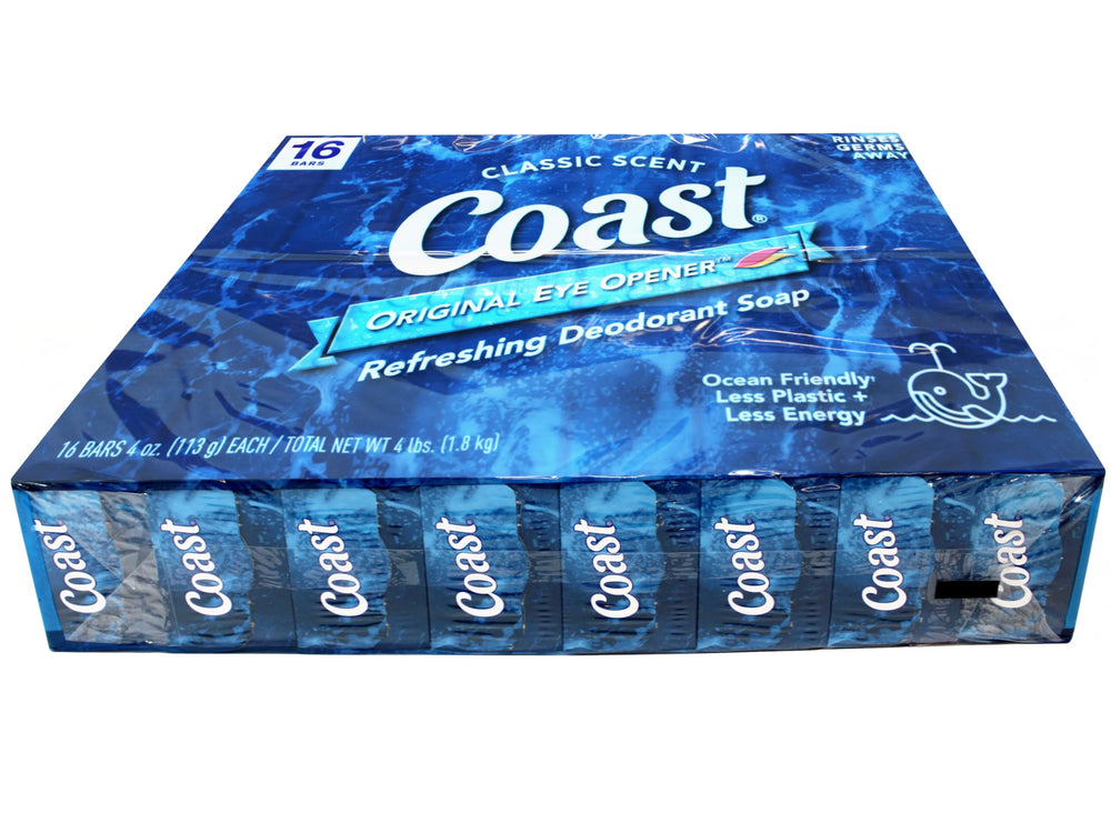 Coast Fragancia clásica, aroma duradero tras la ducha.