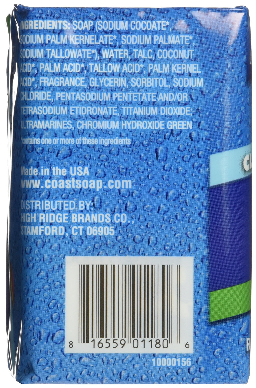Coast jabon-original-azul-uso-ducha, limpieza suave para piel sensible.