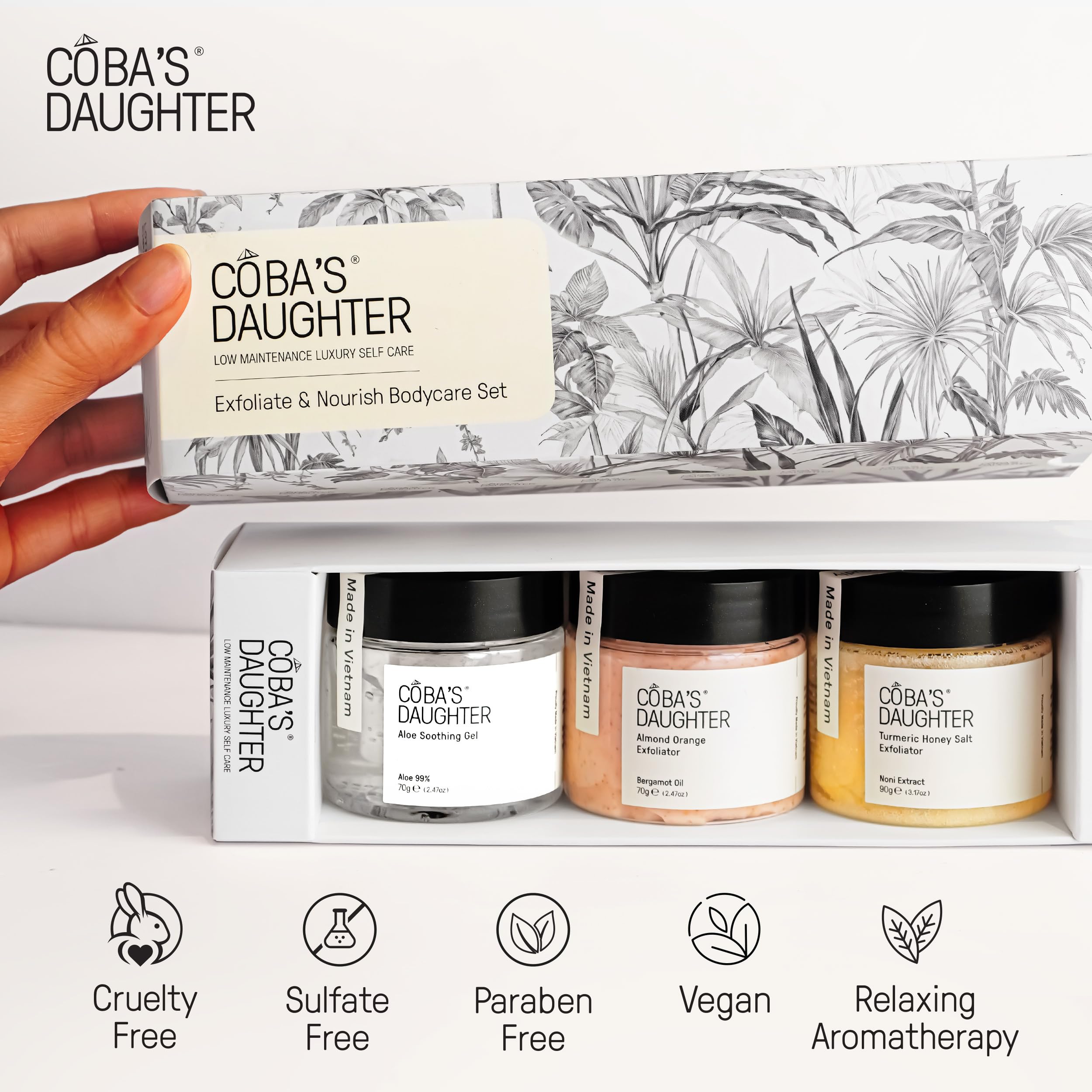 Gel aloe vera COBA'S DAUGHTER, hidratación ligera y rápida absorción